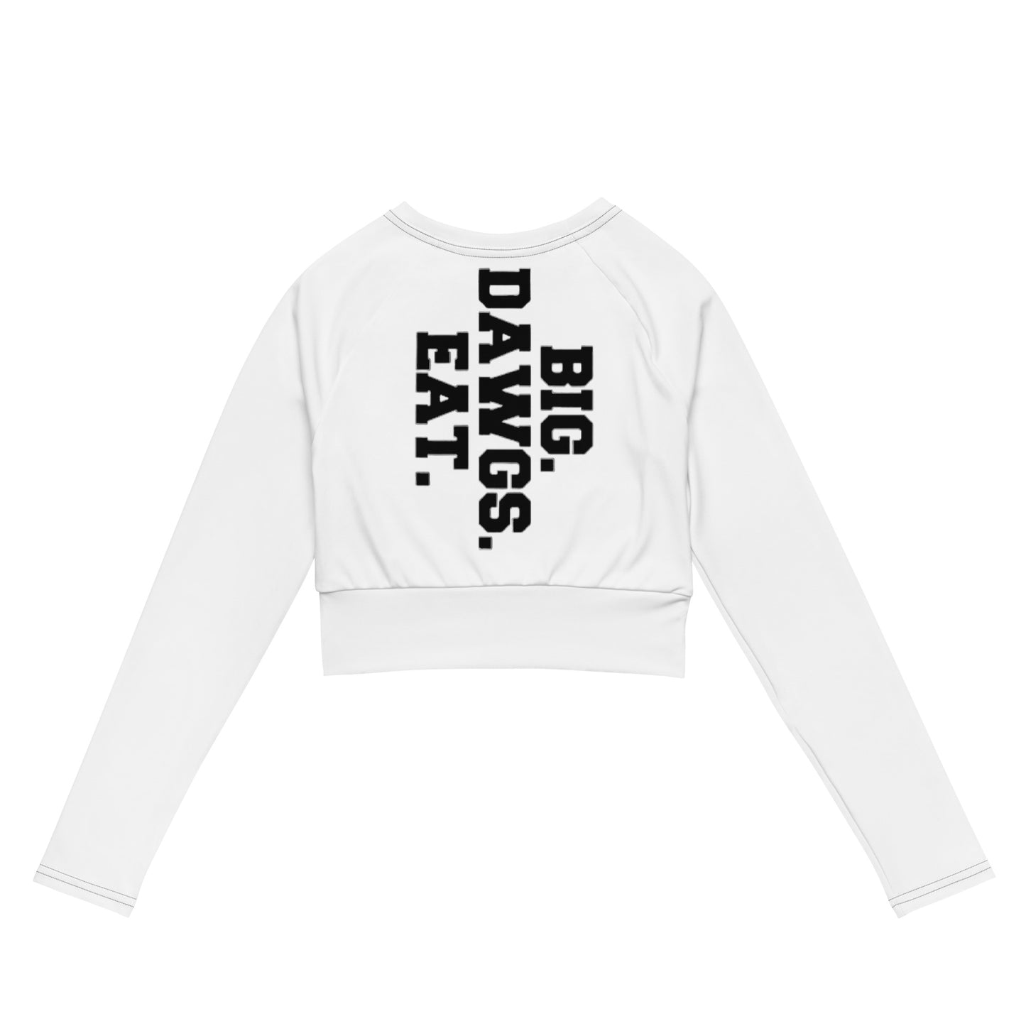 Women's BIG DAWGS EAT Long-Sleeve Crop Top