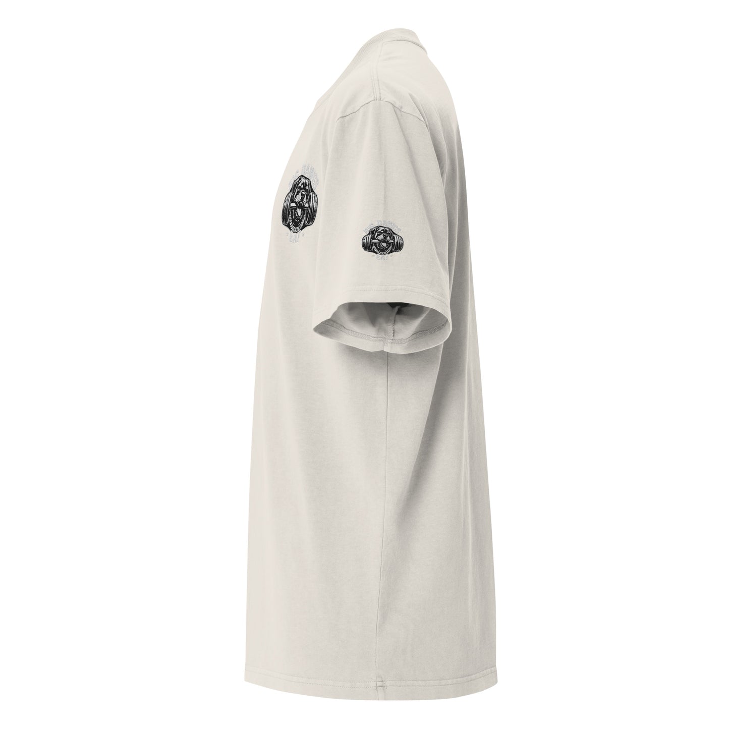 Oversized BIG DAWGS EAT Faded T-shirt