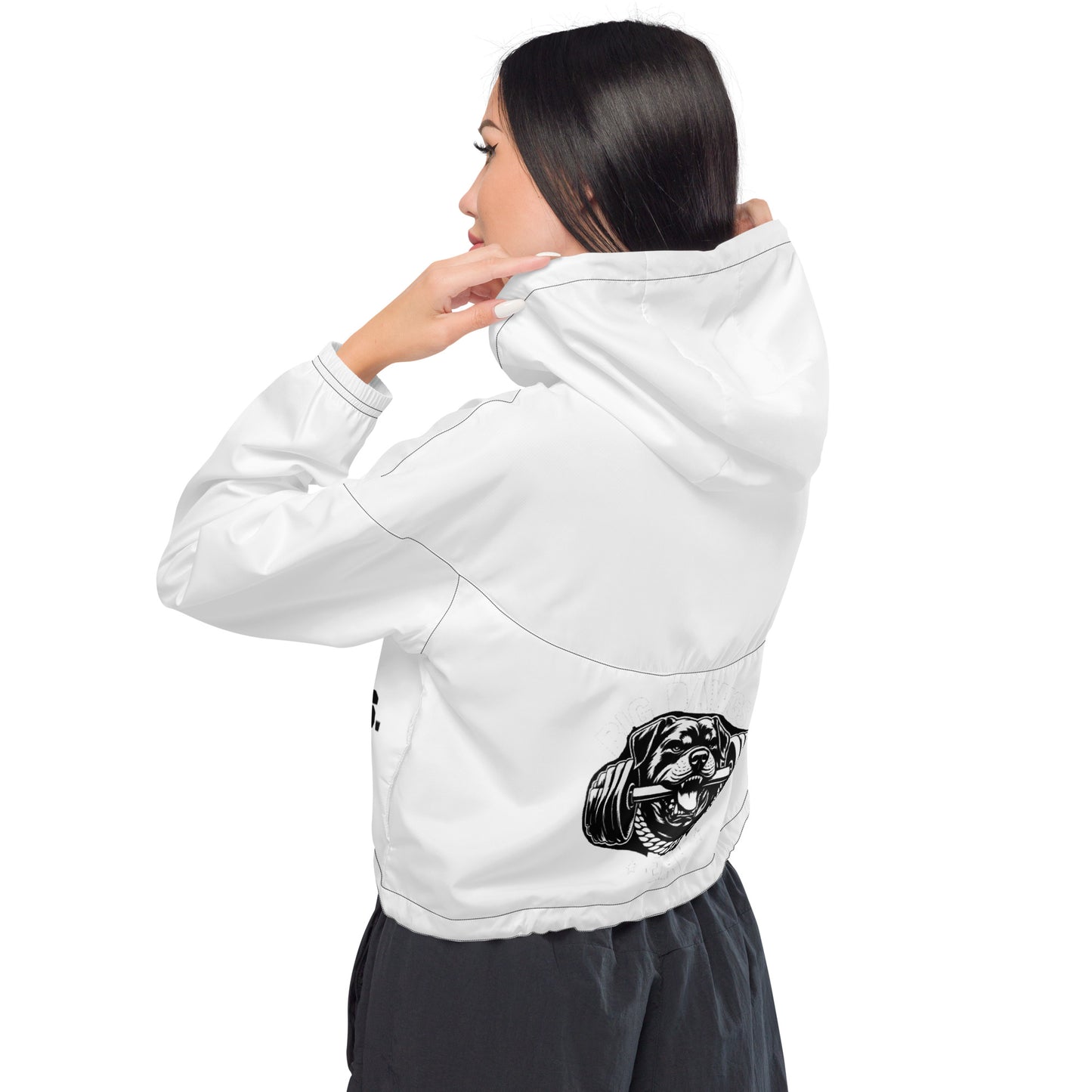 Women’s BIG DAWGS EAT Cropped Windbreaker