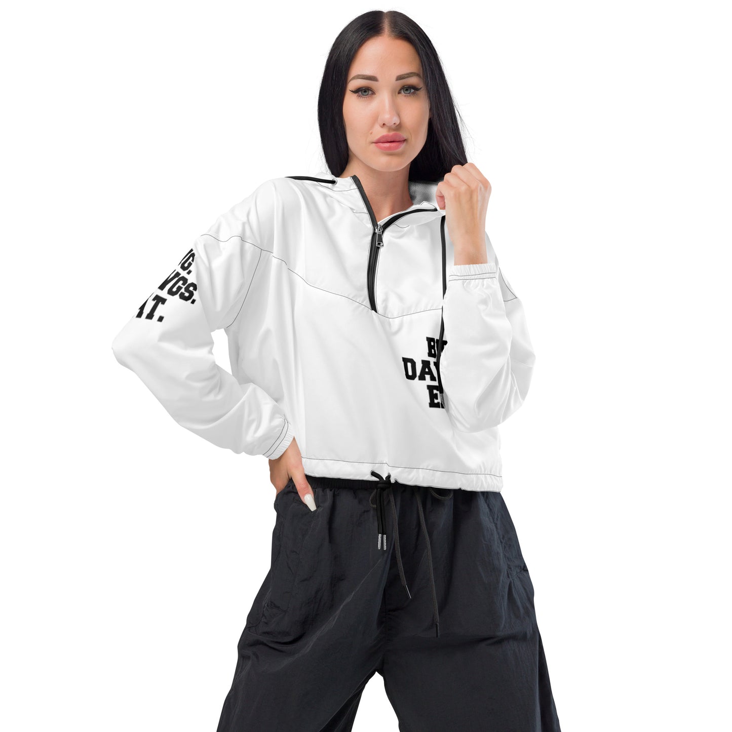 Women’s BIG DAWGS EAT Cropped Windbreaker