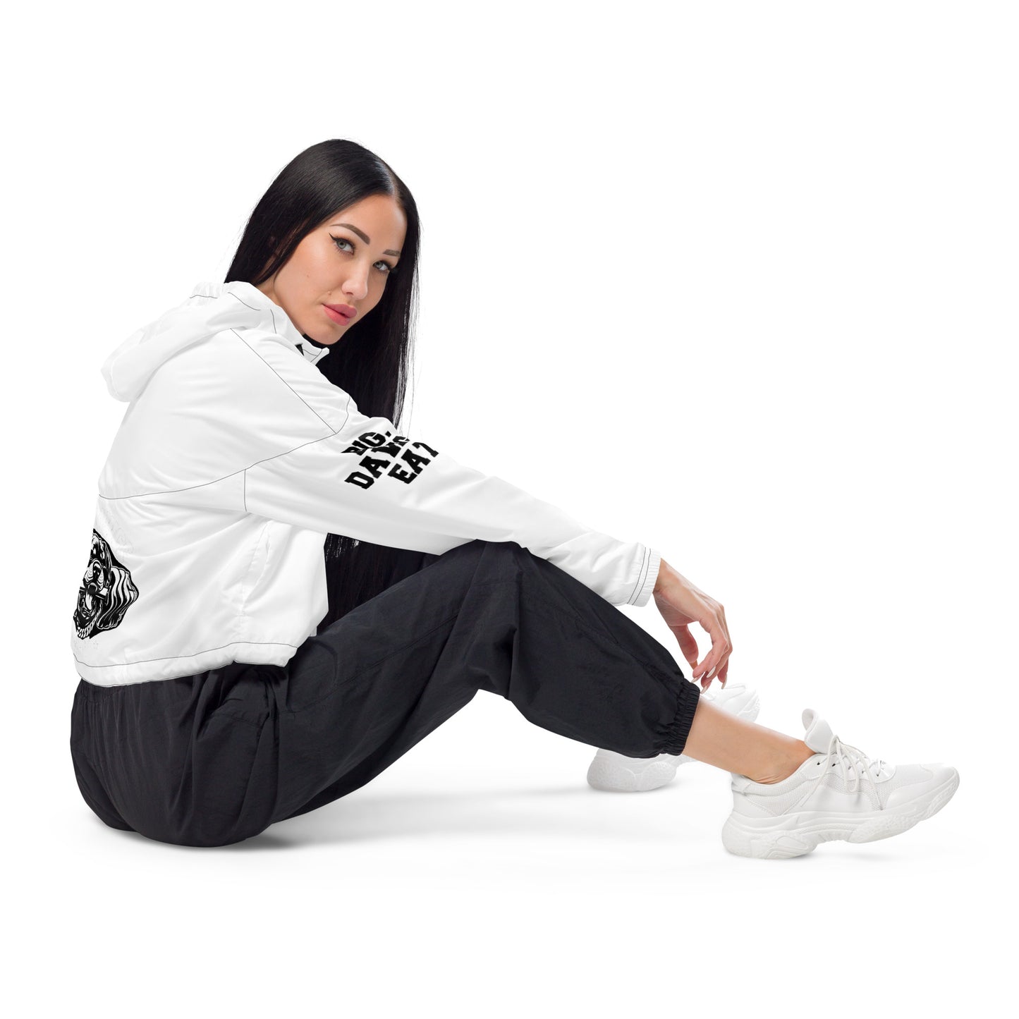 Women’s BIG DAWGS EAT Cropped Windbreaker