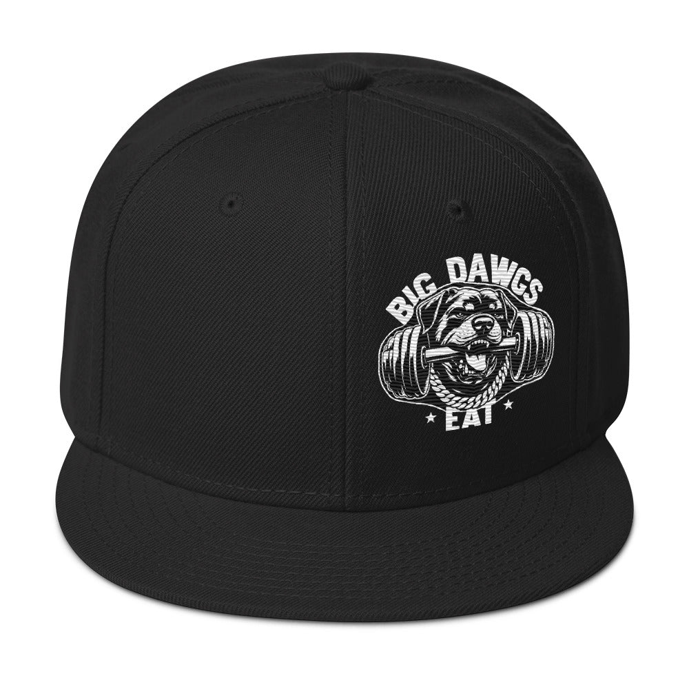 BIG DAWGS EAT Snapback Hat