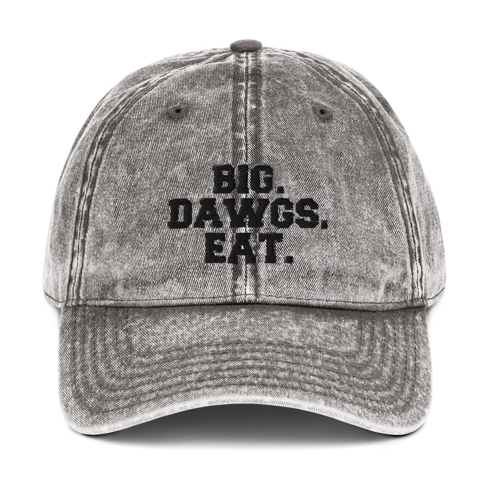 Vintage BIG DAWGS EAT Embroidered Hat